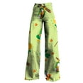 thumbnail image 4 of Pantalon Grand Femme, Taille Haute Floral Léger Coupe Ample Coloré, 4 of 4