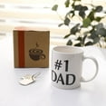 thumbnail image 4 of Father's Day Gift, Number 1 Dad Mug, 11 oz, Funny Novelty Coffee Mug, Birthday Gift for Dad Husband Grandpa, Printed on Both Sides, 4 of 9