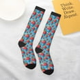thumbnail image 6 of JUNZAN Fun Novelty Knee Warmer High Socks-Cute Strawberry Flower Pot, 6 of 8