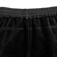 thumbnail image 3 of SYMOID Men's Nylon Spandex Stretch Straight-Leg Casual Pants - Black, Size L, Elastic Waist with Drawstring, Side Zip Pockets, Durable & Comfortable, 3 of 9