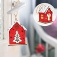 thumbnail image 1 of Hot6sl Ofertas y Liquidaciones Madera para Navidad, Casa Pequeña de Madera Brillante, Cabaña de Troncos Colgante, Árbol de Navidad, Decoración de Ventana, 1 of 5