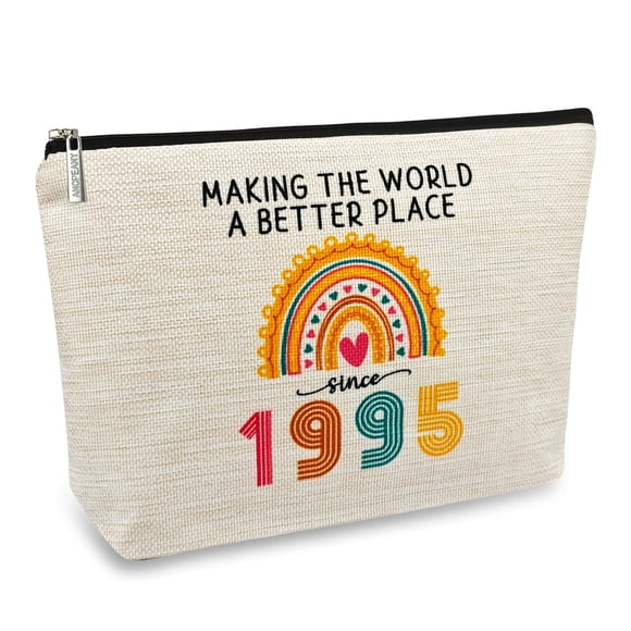 Bolsa de cosméticos ancpeany 1995 para regalo de 30 cumpleaños, 25 x 18 cm