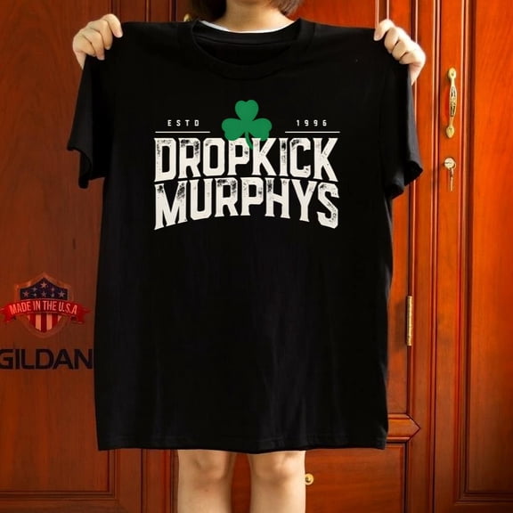 Dropkick Murphy Bold Streetwear Black Graphic Holiday Fan Gift Graphic Tee,for unisex up to 5XL