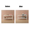 thumbnail image 6 of Jacenvly New Christmas Decorations Indoor Space Saving Storage Shoe Rack Easy Adjust Shoe Rack Doorstep Assembly Shoe Cabinet Storage Artifact Plastic Shoe Rack Room Decor, 6 of 10