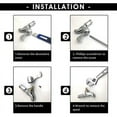 thumbnail image 5 of Basin Faucet Repair Kit, BSP 1/2" Solid Screw Provided, Clockwise And Anticlockwise Opening Valves Guarantee Easy Adjustment For Hot And Cold Water, 2Pcs, 5 of 5