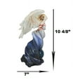 thumbnail image 2 of Written in the Wind Sheila Wolk Angel Statue 10.25"H Celestial Angel With Moon, 2 of 10