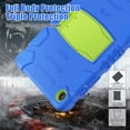 thumbnail image 4 of XYX Case for Samsung Galaxy Tab A9+ 11.0 inch (SM-X210/SM-X215/SM-X216), Dual Layer Slim Heavy Shockproof Rugged Protective Cover Case with Kickstand (Blue Lime), 4 of 7