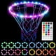 thumbnail image 1 of Luces de aro de baloncesto LED NikouMX Control remoto 4 modos 16 colores, 1 of 8