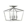 thumbnail image 5 of Townsend 4-Light Ceiling Light in Polished Nickel, 5 of 7