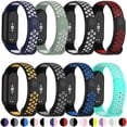 thumbnail image 2 of Correas de reloj deportivo para Xiaomi Mi Band, pulsera inteligente de silicona con NFC, para modelos 3, 4 y 5, 7 y 6, 2 of 4