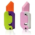 thumbnail image 1 of <p>Knife Sensory Toy, Exquisite Craft Anxiety Relief Collection 3D Printing Knife Toy ABS  For School For Office Worker</p>, 1 of 7