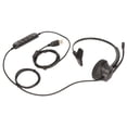 thumbnail image 3 of USB Business Headset, Single Sided HD Calls ENC Noise Cancelling Customer Service Headphone Adjustable Speaker Volume  For Teleconferencing, 3 of 8