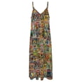 thumbnail image 5 of Vintage Comic Book Pattern Sleeveless Dress summer outfits for women elegant women's dresses for wedding, 5 of 6