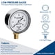 thumbnail image 2 of Manómetro SENCTRL 0-30 cmH2O, baja presión, 2.5", 2 of 7