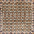 thumbnail image 1 of Ahgly Company Tapis d'Intérieur Carré Abstrait Brun Bordeaux, 3 Pieds Carré, 1 of 6
