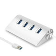 thumbnail image 1 of Aluminum 4 Port USB 3.0 Hub 5Gbps High Super Speed Adapter Cable for PC Laptop, 1 of 7