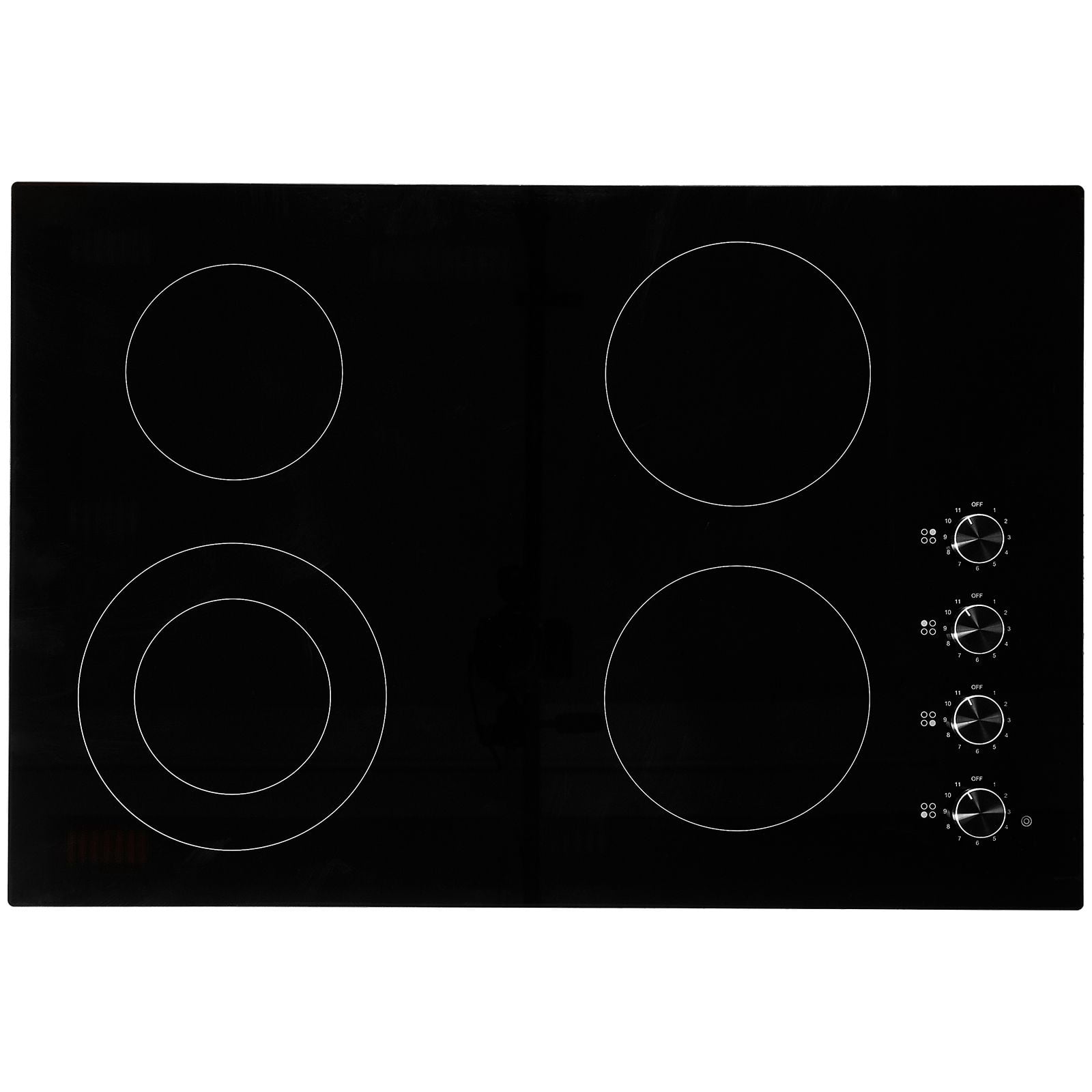 30 inch Electric Cooktop Built-in Stove Burner, 220-240V, Power 7200 W, 7200W High Power, 7200W Ceramic Top Radiant Cooktop, Safer routing, cleaner installation, and dependable power management