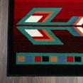 thumbnail image 3 of Home Dynamix Premium Sagrada Southwestern Geometric Area Rug, Black/Red, 7'8"x10'7", 3 of 6