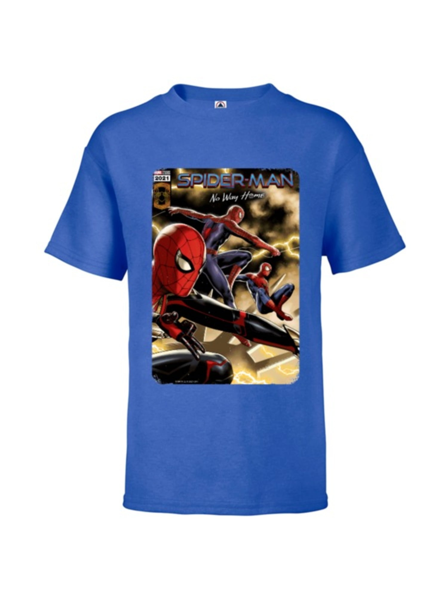 Marvel Comics Spider Man T-Shirt Long Sleeve Youth Size M,L,XL,XXL Kids Tee NEW