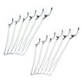 thumbnail image 1 of 12Pcs Long Handle Stainless Steel Tea Coffee Spoons Ice Cream Cutlery, 1 of 6