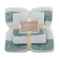 thumbnail image 2 of Toalla de baño y toalla facial de algodón | Juego de toallas suaves y absorbentes | Toalla de baño de secado rápido para la ducha diaria, 2 of 4
