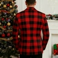 thumbnail image 4 of Ugly Christmas Blazer Men Corduroy Slim Fit Jacket 3 Button Funny Xmas Print Vintage Holiday Party Sport Coat Red XL, 4 of 8