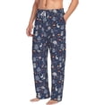 thumbnail image 2 of Balery Autumn Forest2 print Men's Pajama Pants,Ultra Lightweight Pjs,Lounge Pant-Medium, 2 of 9