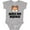 AC-Heather Grey, variant on Dog Shiba Inu Squad Boys or Girls Baby Bodysuit
