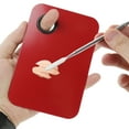 thumbnail image 2 of Unique Bargains 1 Set Foundation Spatula and Palette Set Rectangular Makeup Artist Tools Red, 2 of 5