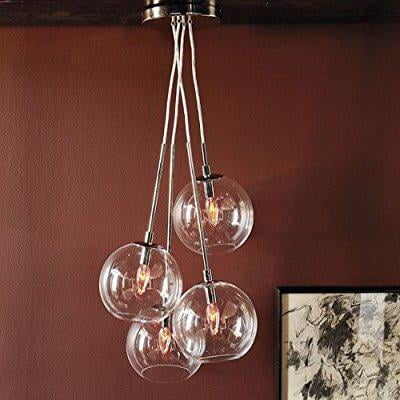 Lightinthebox 60w Artistic Modern Pendant With 4 Lights In Gl Lightinthebox 60w Artistic Modern Pendant With 4 Lights In Gl Bubble Design Home Ceiling Light