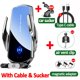 thumbnail image 1 of Cargador inalámbrico de 130W para coche, soporte de teléfono con ventilación de aire magnética automática para iPhone 14, 13, 12, Samsung S20"Silve rwith sucker" Fivean Soporte para teléfono de coche, 1 of 2