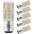 thumbnail image 2 of EFEMF-12V BA15S S8 SC Bayonet Single Contact Base 1156 1141 3W LED Light Bulb 2700K Warm White,AC/DC 12volt Landscape Path Deck RV Camper Marine Boat Trailer Lighting,Pack of 5, 2 of 4