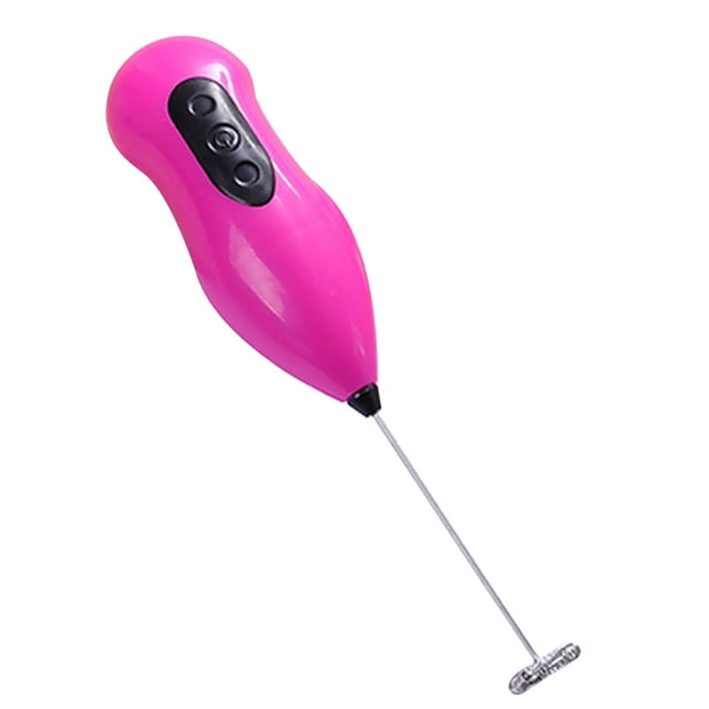 Electric Egg Beater Battery Power Egg Yolk whisk electric Milk Mixer Blender Coffee Stirrer Mixer Kitchen Gadget, Red