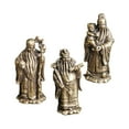 thumbnail image 5 of Old Brass Statue, Lucky Immortal Ornament, Luk Sau Figurine, Chinese Feng Shui Decorating Housewarming Gift for Bedroom Decoration, 5 of 8