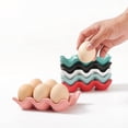 thumbnail image 1 of Bandeja para huevos de 6 tazas, dispensador de huevos, soporte para huevos, juego de cocina, restaurante, nevera, accesorio decorativo de almacenamiento Xemadio ZJWJ217-2, 1 of 8