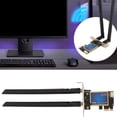 thumbnail image 5 of CSYANXING TX-1200 WiFi Network Adapter PCI-E Dual Band 300Mbps 867Mbps BT 4.0 with 10dB Antenna Win7-Win11, 5 of 9
