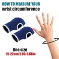 thumbnail image 2 of 2 pairs Wrist Brace, Elastic Wristband Wrist Palm Brace Carpal Tunnel Hand Compression Support Wrap Basketball Football Sports Gym Protector, 2 of 10