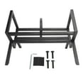 thumbnail image 2 of Album Storage Rack for Records,Carbon Steel Record Holder Record Storage Rack Shelf Holder Album Display Stand Record Stand Display Shelf with Feet for Home, 2 of 7