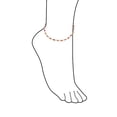 thumbnail image 3 of Bling Jewelry Womens Protection Multicolor Evil Eye Anklet Charm Ankle Bracelet Rose Gold Plated .925 Sterling Silver, 3 of 5