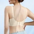 thumbnail image 3 of Besolor Womens Plus Size Bras No Underwire Seamless Full Coverage Supportive Breathable Comfy Everyday Bra(X-Large,White), 3 of 5
