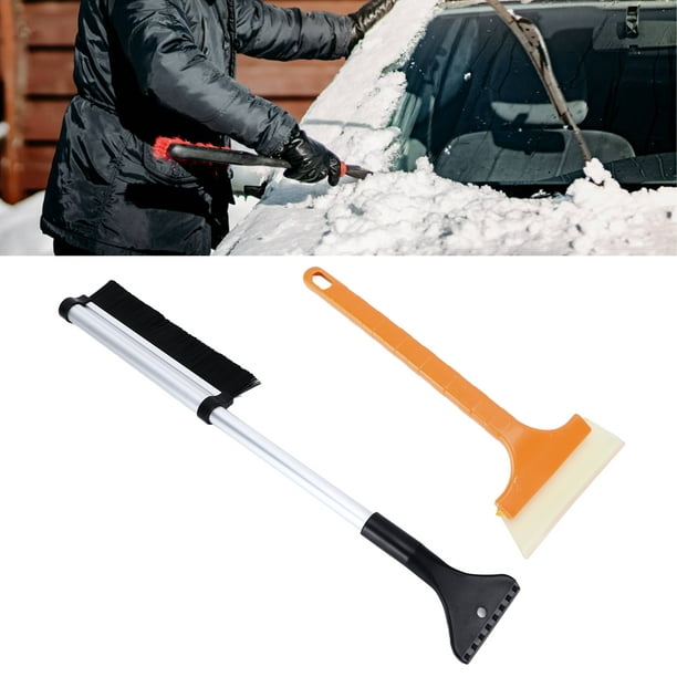 Grattoir à glace portable pour voiture, brosse à neige pour pare-brise de  véhicule, grattoir à glace pour voitures, hiver, outils de livres  automobiles - AliExpress