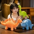 thumbnail image 4 of Cute Triceratops Stuffed Doll,Dinosaur Stuffed Animals Stuffed Toy,9.84inch Cute Triceratops Dino Stuffed Doll Birthday Gifts for Kids Girls Boys,Halloween Supplies, 4 of 4