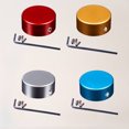 thumbnail image 1 of LOLIPPYY Guitar Effect Footswitch Topper 4 Sets Rubber Mat Blue Gold Wine Red Silver for Music Performance, 1 of 8