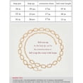 thumbnail image 3 of XIATIAN Metal Link Chain Belt for Women Waist Chains Chunky Thick Chain Belt for Dresses Jeans, 3 of 7