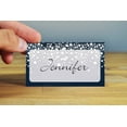 thumbnail image 2 of Wintry Name Tent Cards – 3.5×4”- Unfolded, 3.5×2”- Folded, 25 Cards – B77518, 2 of 4