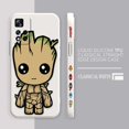 thumbnail image 3 of Case For Redmi Note 12 11 11T 11R 11E 9 9S 8 7 7S PRO PLUS 4G 5G Colour Simple Liquid silicone Case Cartoon Marvel Baby Groot, 3 of 5