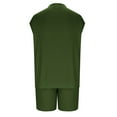 thumbnail image 4 of GERsome Mens Summer 2 Piece Outfits Sleeveless Muscle Tank Tops and Shorts Set Casual Athletic Jogging Tracksuits M-3XL, 4 of 6