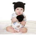 thumbnail image 5 of Zukuco Newborn Baby Winter Beanie Hat Gloves Set for Baby Girls Boys, Unisex Baby Warm Knitted Hat Gloves, 5 of 7