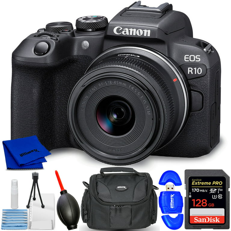Canon EOS R10 Mirrorless Camera w/18-45mm Lens
