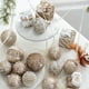 thumbnail image 2 of Adornos de bolas para árbol de Navidad, color champán y dorado, para colgar en el árbol de Navidad, bolas de purpurina y burbujas, decoración para fiestas de Año Nuevo en casa, 2 of 5
